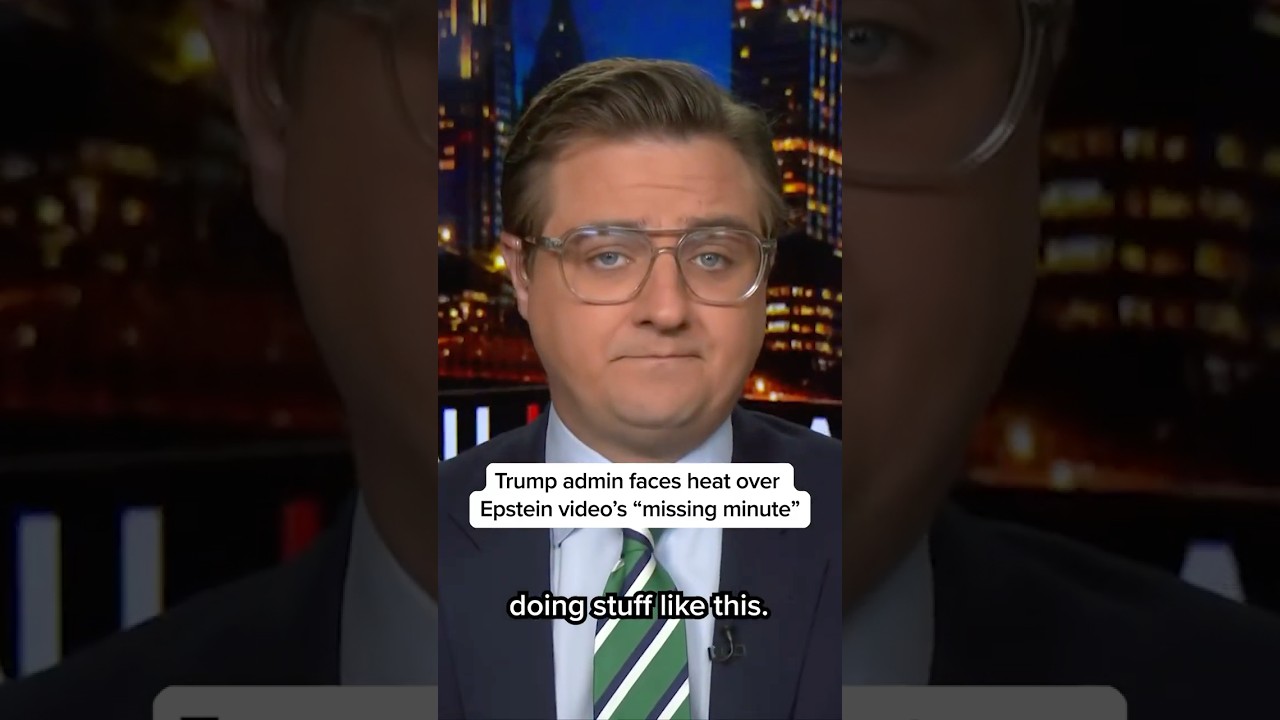 Trump admin faces heat over Epstein video's 'missing minute'