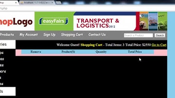 E Commerce Website in PHP & MySQL Part 27   The Cart Page
