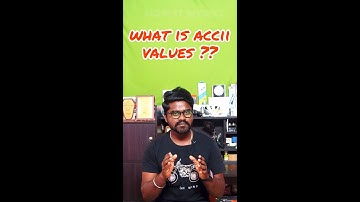 what ascii values in tamil #ascii  #shorts #tamil #howitworks