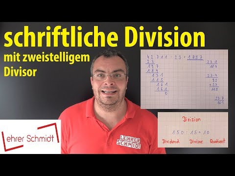 Video: Wie macht man eine lange Division mit 3-stelligen Teilern?