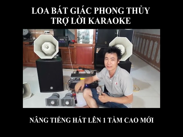 Review Loa Toa bát giác Hyundai trợ lời karaoke siêu khủng 100W