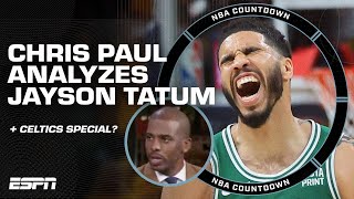 CHRIS PAUL breaks down Jayson Tatum's PLAYOFF PROWESS 🔥 + What sets Celtics apart? | NBA Countdown