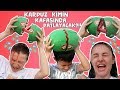 Karpuz ödüllü Watermelon Smash Challenge! Karpuz Kimin Kafasında Patlayacak? BidünyaOyuncak