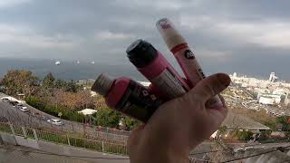 Graffiti review with Wekman Grog ink XTRA FLOW PAINT™ 100 (JELLYFISH FUCHSIA)