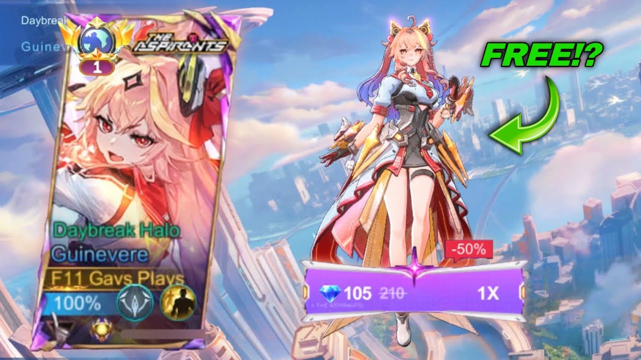 Кожа GUINEVERE DAYBREAK HALO ASPIRANTS НАКОНЕЦ-ТО ЗДЕСЬ!! 🔥 (самая удовлетворяющая кожа на свете?!)