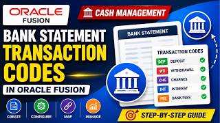 4. How to Create Bank Statement Transaction Codes in Oracle Fusion 🚀
