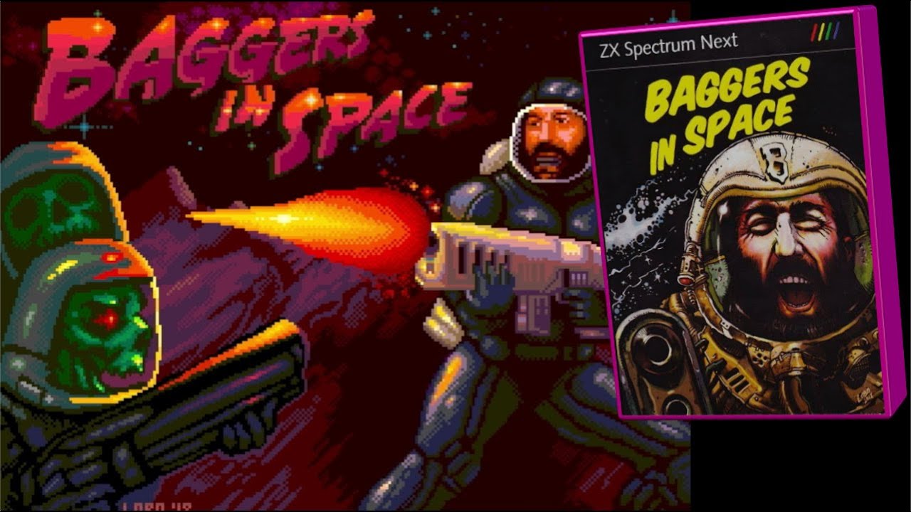 Baggers in Space - ZX Spectrum Next - Taking on the first 4 levels