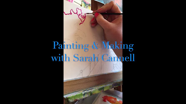 In The Artists Studio - Sarah Cannell // Painting ...