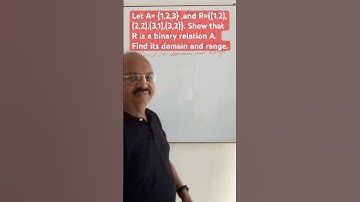 Let A= {1,2,3} ,and R={(1,2),(2,2),(3,1),(3,2)}. Show that R is a binary  relation A. Find its••••••