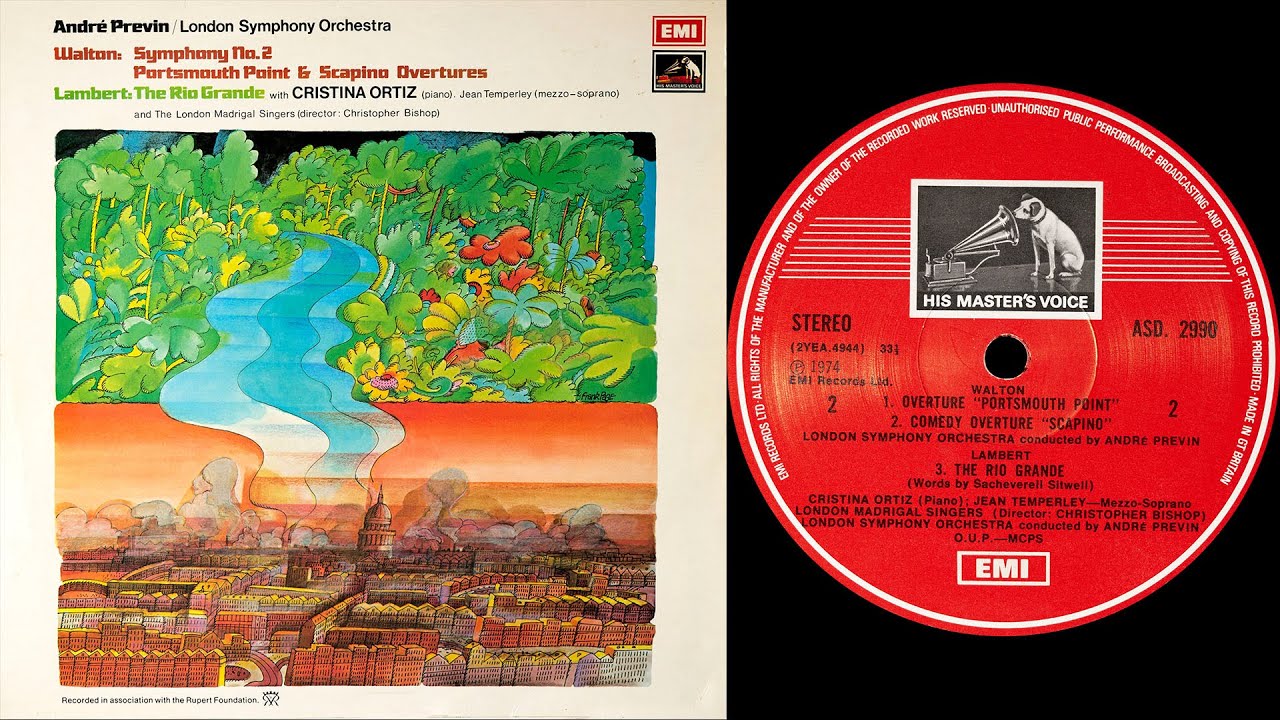 Lambert: The Rio Grande - André Previn, Cristina Ortiz, London
