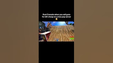 Rust Console when you sell guns for dirt cheap…#shorts #rust #rustconsole