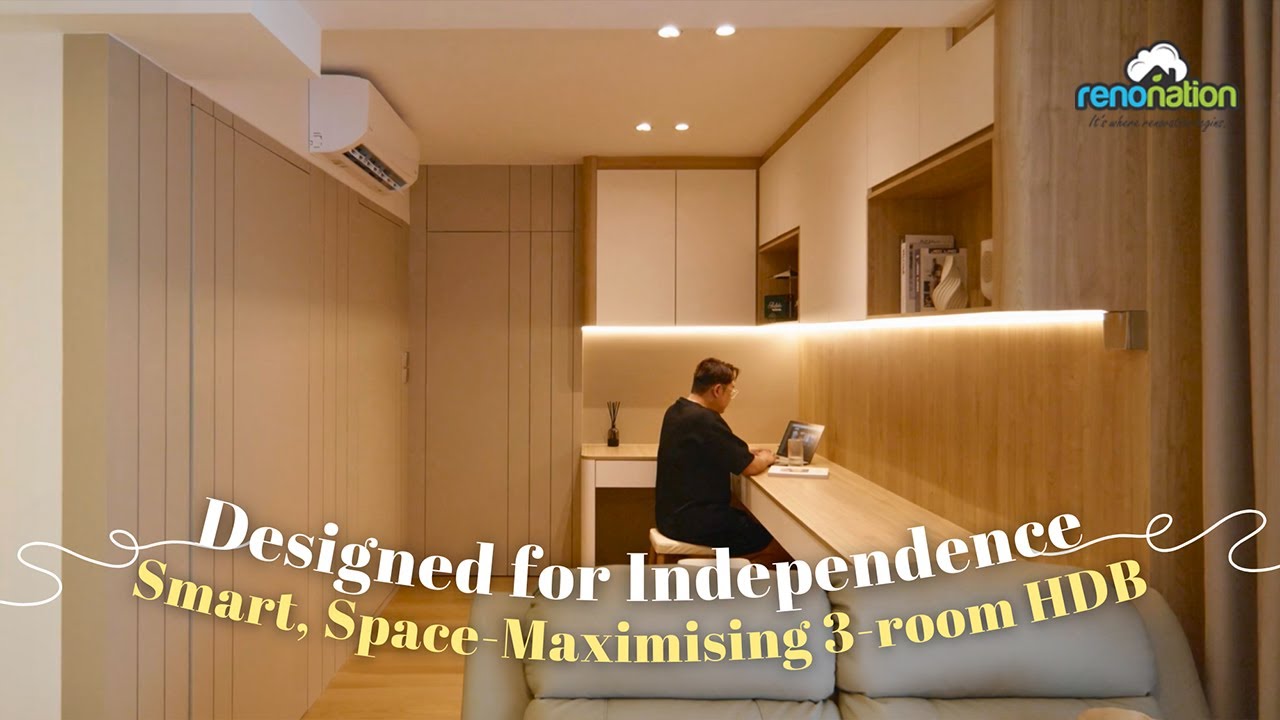 Designed for Independence | Smart, Space-Maximising 3-room HDB