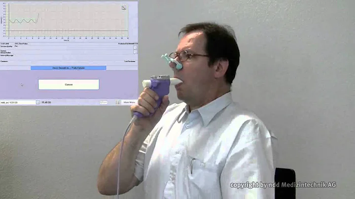 NDD Easy-on-PC Spirometer | SVC Slow vital capacity test