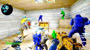 Counter Strike Global Offensive - Zombie Escape mod online gameplay on ze_LOTR_Laketown map