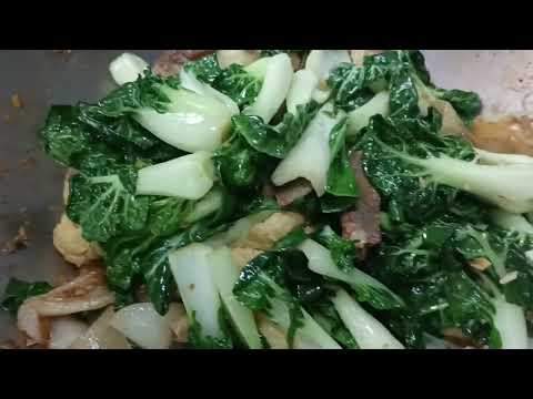 Ginisang petchy SA bawang/Stir fry pakchoi