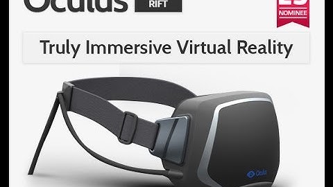 Oculus Rift   the first truly immersive virtual reality headset for video games