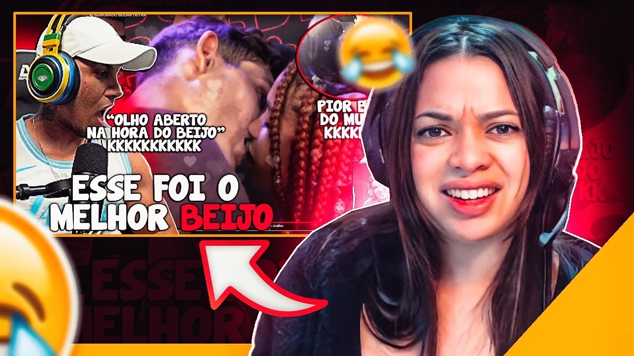 (PASSEI MAL KKKK) REAGINDO ao REACT DO HUDSON DEIXOU O NAMORADO BEIJAR OUTRA