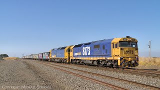 7733V Pacific National Standard Gauge Grain Train With 8173 G527 & VHAF Hoppers (31/3/2024)- PoathTV by PoathTV - Australian Trains 182 views 5 days ago 3 minutes, 12 seconds