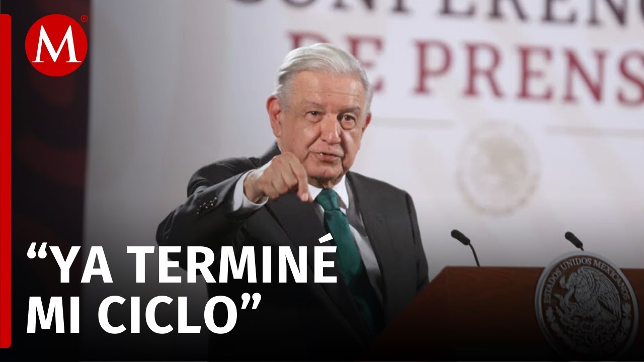 AMLO dice que se va a jubilar muy contento porque el país está en pleno crecimiento
