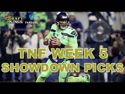 Week 5 Thursday Night Football Nfl Dfs Showdown Picks Rams Seahawks Awesemocom