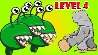 Stickman And Gun - Green Monster Sharp Teeth (Full Map Level 4) screenshot 2