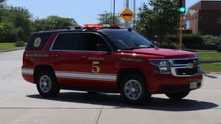Schaumburg fire department battalion 5 responding