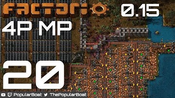 Factorio 0.15 - 4P MP - Part 20 - Defending with sheer willpower