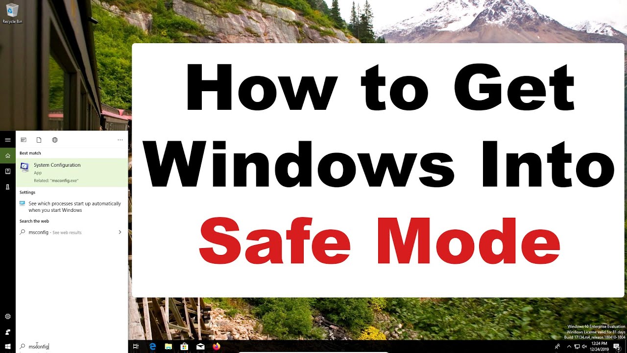 How To Get Windows In Out Of Safe Mode With Networking Windows 10 Windows 8 Windows 7 
