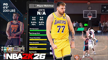 This Luka Doncic Build is an Offensive Engine in the Rec 2K26