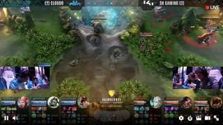 Cloud9 (C9) Vs. SK GAMING GAME 1: Vainglory Western Unified LIVE CHAMPIONSHIPS SPRING 2017