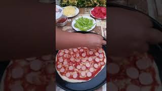 pizza tarifi/pizza resepti/pizza xəmirinin hazirlanmasi/qisa Shorts vidiyoları