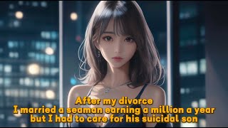 After divorce, I married a millionaire seaman but had to care for his suicidal son.