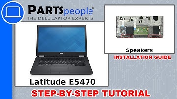 Dell Latitude E5470 (P62G001) Speakers How-To Video Tutorial