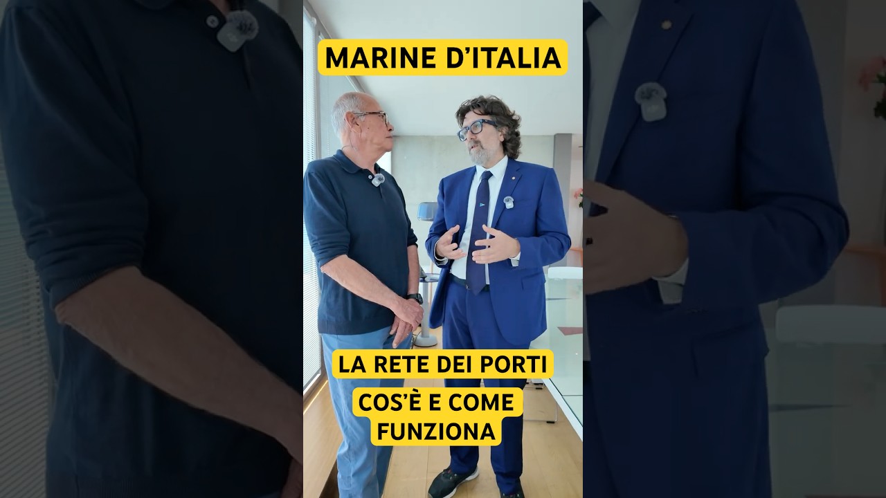 ⁣Marine d'Italia la rete dei porti, pensata per chi va per mare. Cos'è e come funziona. #shorts