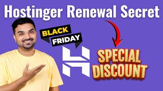 💥 Hostinger Renewal Trick 2026! Get HUGE Black Friday Discount (Secret Method 🔥) Net Worth