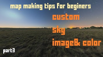 krunker map making tips for beginers | ep3 | how to add custom sky image in your map