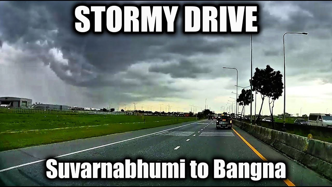Driving Through Clouds at Suvarnabhumi Airport