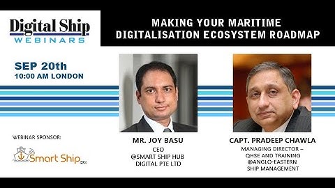 Smartship Hub - Making your maritime digitalisation ecosystem roadmap
