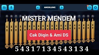 TUTORIAL ANGKLUNG - Mister Mendem | Cak Diqin & Ami DS | Not Angka #cakdiqin #campursari