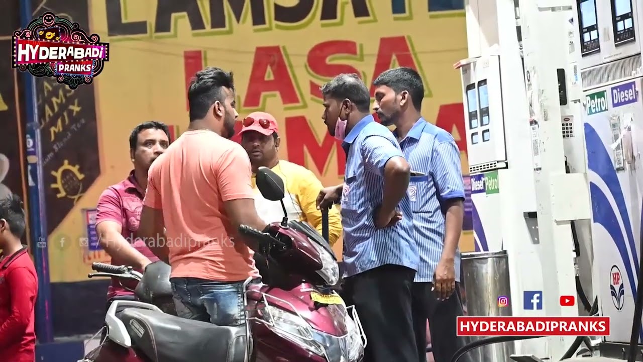 FUNNY PETROL PUMP PRANK || Hyderabadi Comedy