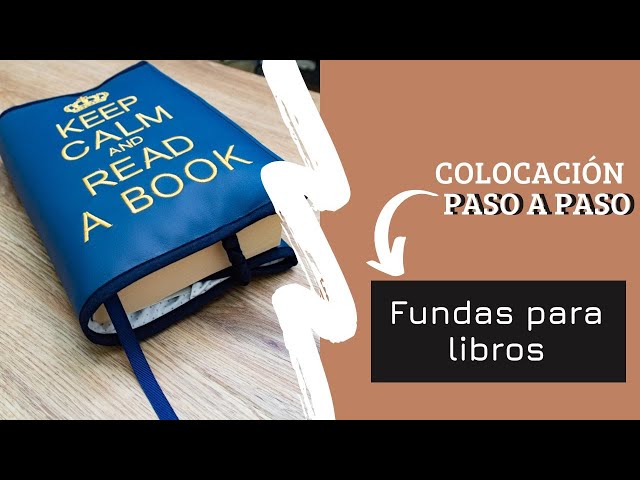 Cómo hacer una funda de libro, con asas para llevar