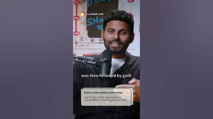 Jay Shetty on the importance of vulnerability in healing past wounds #shorts
