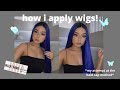 how to make a synthetic wig look ~natural~ (long hair/bald cap method) ft. INHHair
