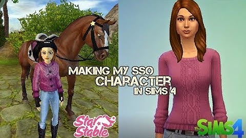 Making my Star Stable character in Sims 4 | Marie Sweettuin