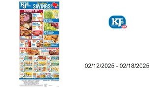 KJ´s Market Weekly Ad - 02/12/2025 - 02/18/2025