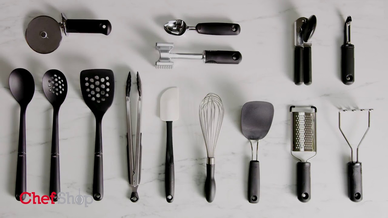 OXO 15-Piece Stainless Steel Kitchen Utensils Set + Reviews