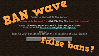 Crazy Hypixel BAN WAVE and FALSE bans