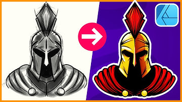 SPARTAN! Drawing to VECTOR! Affinity Designer