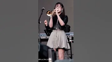 Trumpet Playing Girl Trending Audio TA DA DA DADA Ytshorts Trending Chinese 