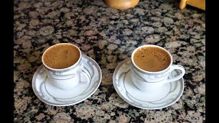 Türk Kahvesi Nasıl Yapılır? Bol Köpüklü Türk Kahvesi How To Make Turkish Coffee? Bon Appetit